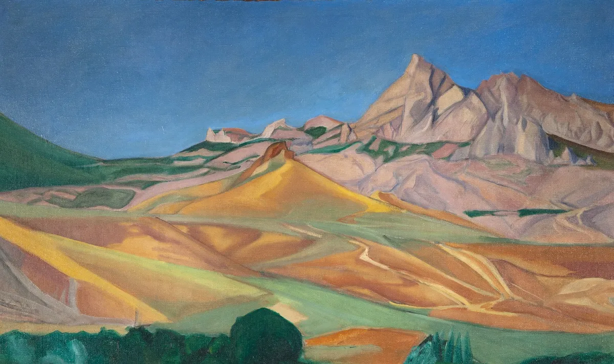 Оболенская Ю.Л. Коктебель. Гора Сюйрю-Кая». Около 1913.