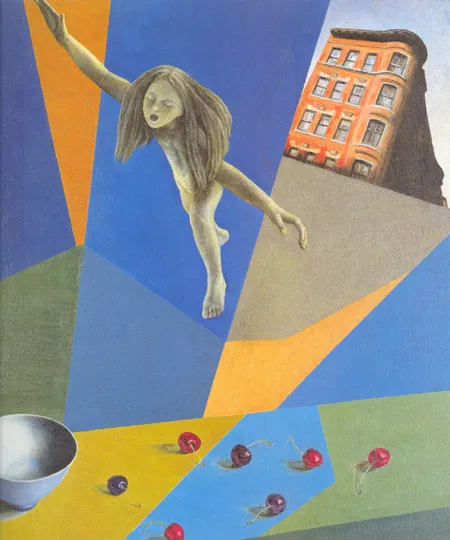 Летящая девочка. 1994. Холст, масло. 108 х 92. Частное собрание